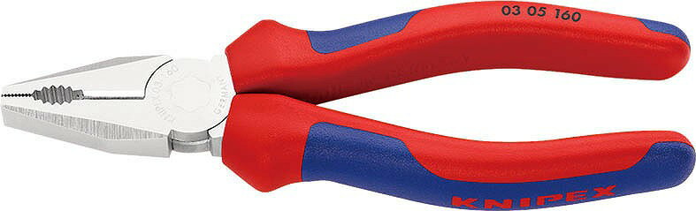 Rakuten - クニペックス(KNIPEX)ペンチ160mmクロームメッキコンフォートハンドル0305-160