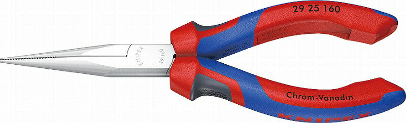 クニペックス(KNIPEX)テレフォンプライヤー160mm【3Kグリップ】2925-160