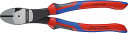 クニペックス(KNIPEX)強力型斜ニッパー200mmコンフォートハンドル 3Kグリップ7402-200