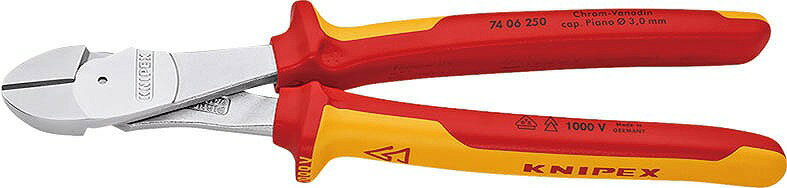 Rakuten - クニペックス(KNIPEX)絶縁強力型斜ニッパー250mm7406-250