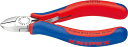 クニペックス(KNIPEX)電気技師用斜ニッパー125mmオープンスプリング付き7612-125