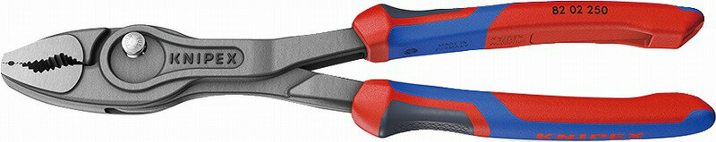 クニペックス(KNIPEX)スリップジョイントプライヤー ツイングリップ250mmコンフォートハンドル8202-250SB