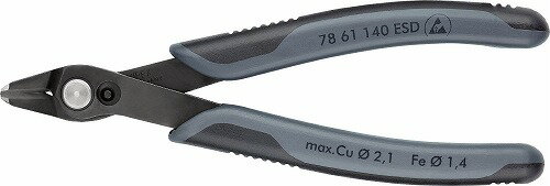 クニペックス(KNIPEX)ESDエレクトロニクススーパーニッパーXL 140mm7861-140ESD