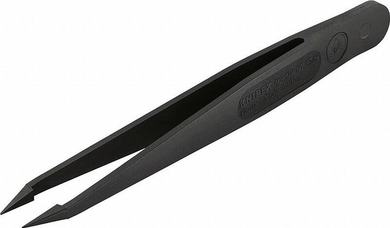 プロツール 楽天市場店のクニペックス(KNIPEX)ESDプラスチックピンセット9209-02ESD｜アングル2