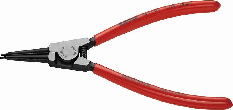 クニペックス(KNIPEX)軸用スナップリングプライヤー20-30mm4611-G4 リング 取り外し