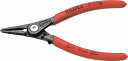 クニペックス(KNIPEX)軸用精密スナップリングプライヤー3-10mmオープンリミッター機能付4931-A0 リング 取り外し