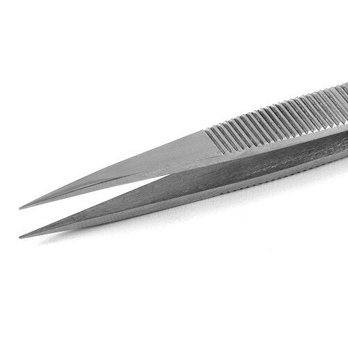 ●先端…直・鋭 ●材質…ステンレス(SUS304) ●先端幅：0.7mm ●全長：120mm ●先端ギザ付 「この商品はネコポスでの発送です」 他のSIPEL(サイペル：スイス)のピンセットはこちら DUMONT(デュモン：スイス)のピンセ...