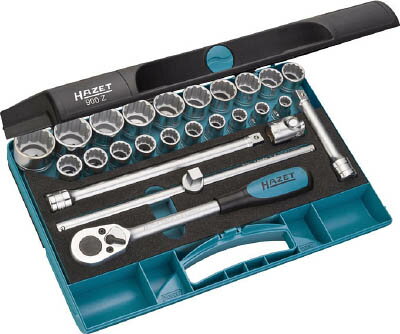 HAZET(ハゼット)【900Z】ソケットレンチセット(12角タイプ/差込角12．7mm)