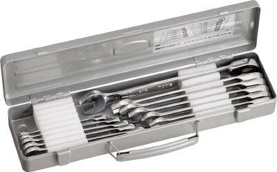 TONE(前田金属工業 トネ) 切替式ラチェットめがねレンチセット 10pcs