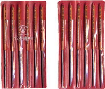 ツボサン 組ヤスリ 12本組 三角 荒目SA012-01 SA01201