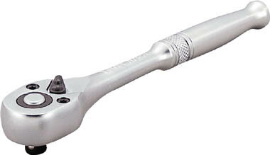 TONE(トネ) ラチェットハンドル(ホールドタイプ) 6．35凸 140mm 48枚歯