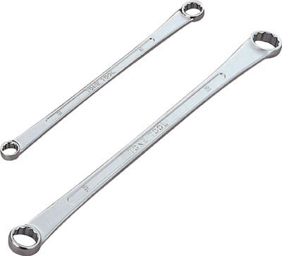 TONE(前田金属工業 トネ) ロングめがねレンチ(15°) 22X24mm