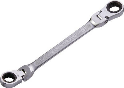 KTC(京都機械) ラチェットめがねレンチ(両頭型首振りタイプ) 12X14mmMR1A-1214F