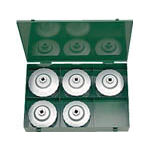 KTC(京都機械) 大径用カップ型オイルフィルタレンチセット［5コ組］AVSA5 AVSA5