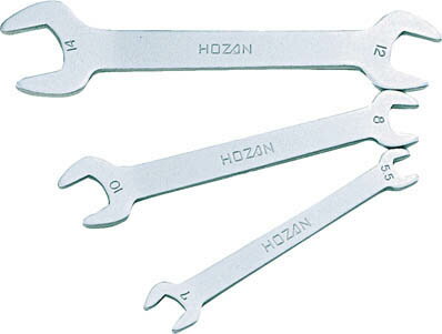 HOZAN(ホーザン)板スパナセット3本組W