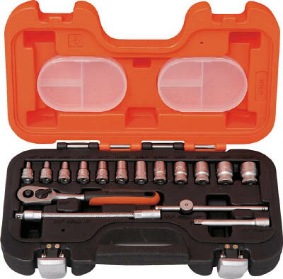 バーコ(BAHCO)【S160AF】インチソケットセット 1／4 差込角6．35mm