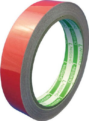 日東エルマテ 再帰反射テープ 20mmX10m 赤【1巻】