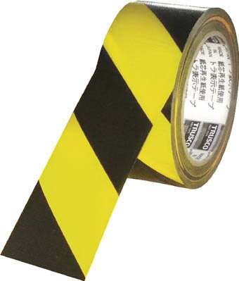 TRUSCO(トラスコ中山) トラ表示テープ 75mm×25m【1巻】