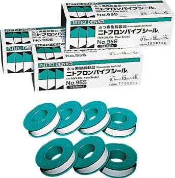 乐天商城 - 日東 ニトフロンパイプシール No．95S 0．1mm×13mm×15m