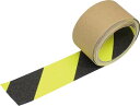 TRUSCO(トラスコ中山) 蛍光ノンスリップテープ 屋外用 50mmX3m ゼブラ【1巻】