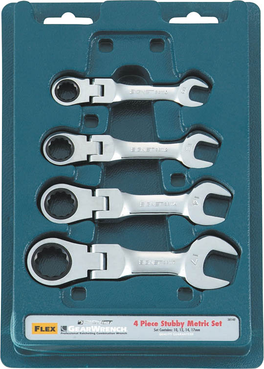 シグネット(SIGNET)フレックススタビーギアレンチ/スパナ4本セット【ミリ】38140
