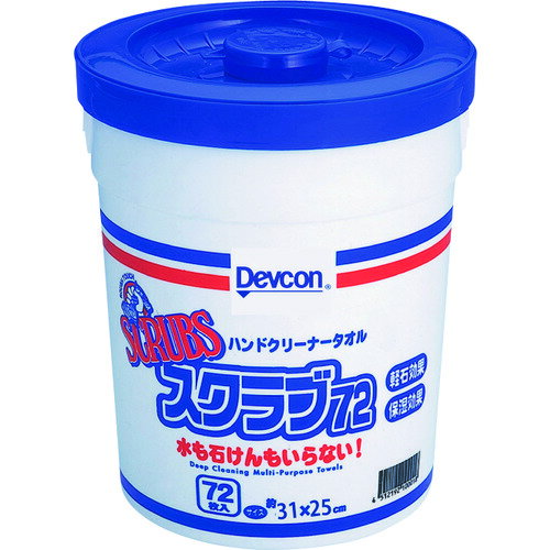 Devcon デブコン スクラブ72 ハンドクリーナータオル（72枚入り）DK422072