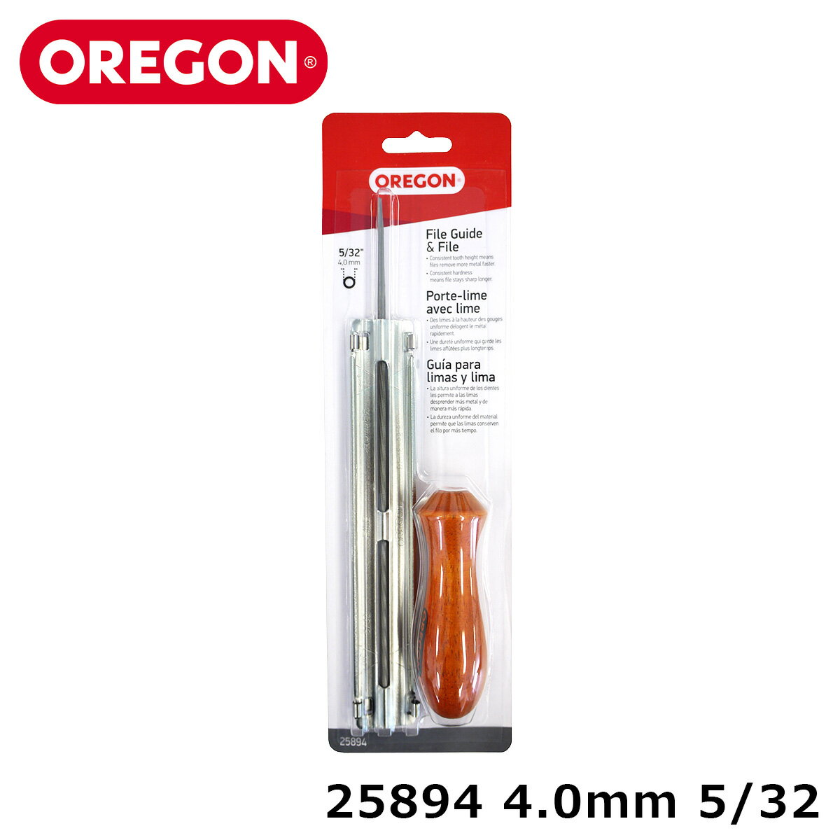 OREGON ヤスリホルダー 25894 4.0mm 5/32 目立て ソーチェーン 丸ヤスリ 刃研ぎ チェーンソー ツール 保守 点検 オレゴン