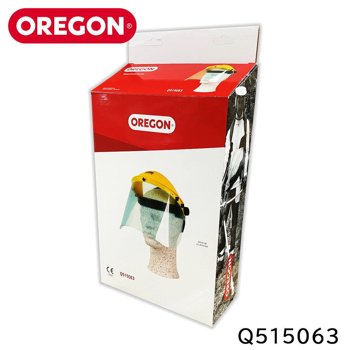OREGON フェイスガード クリア Q515063 頭部 顔面 防護 防護材 安全 保護 林災防 バイザー ツール 林業 農業 野外 室内 オレゴン