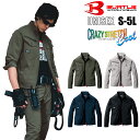 BURTLE ジャケット 5031 作業着 長袖 おしゃれ ストレッチ 吸汗速乾 CORDURA 夏 メンズ レディース