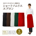 ショート ソムリエ EP800 定番 スタイル 総丈 74cm 巾 97cm メンズ レディース ユニセックス 日本製 エプロン 撥水 制電 二段 ポケット ペ...
