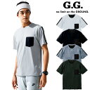 G.GROUND 半袖Tシャツ 0135-53S M L LL 3L 4LG.G ストレッチ 消臭 イージーケア 吸汗速乾 夏 作業着 作業服 SOWA