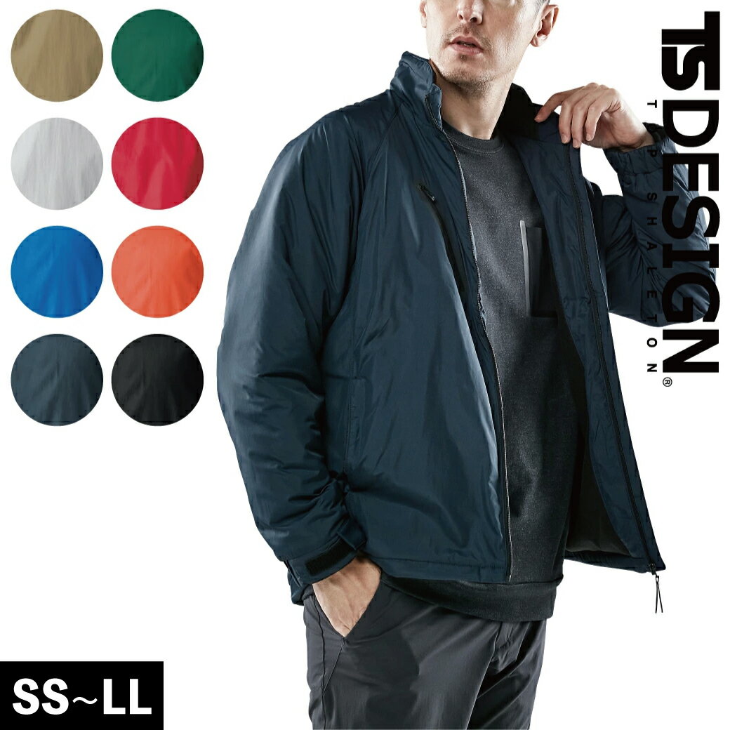 乐天商城 - TSDESIGN ライトウォームジャケット 43326 SS S M L LL 秋冬 軽量 撥水 防風 TSデザイン 作業着 作業服
