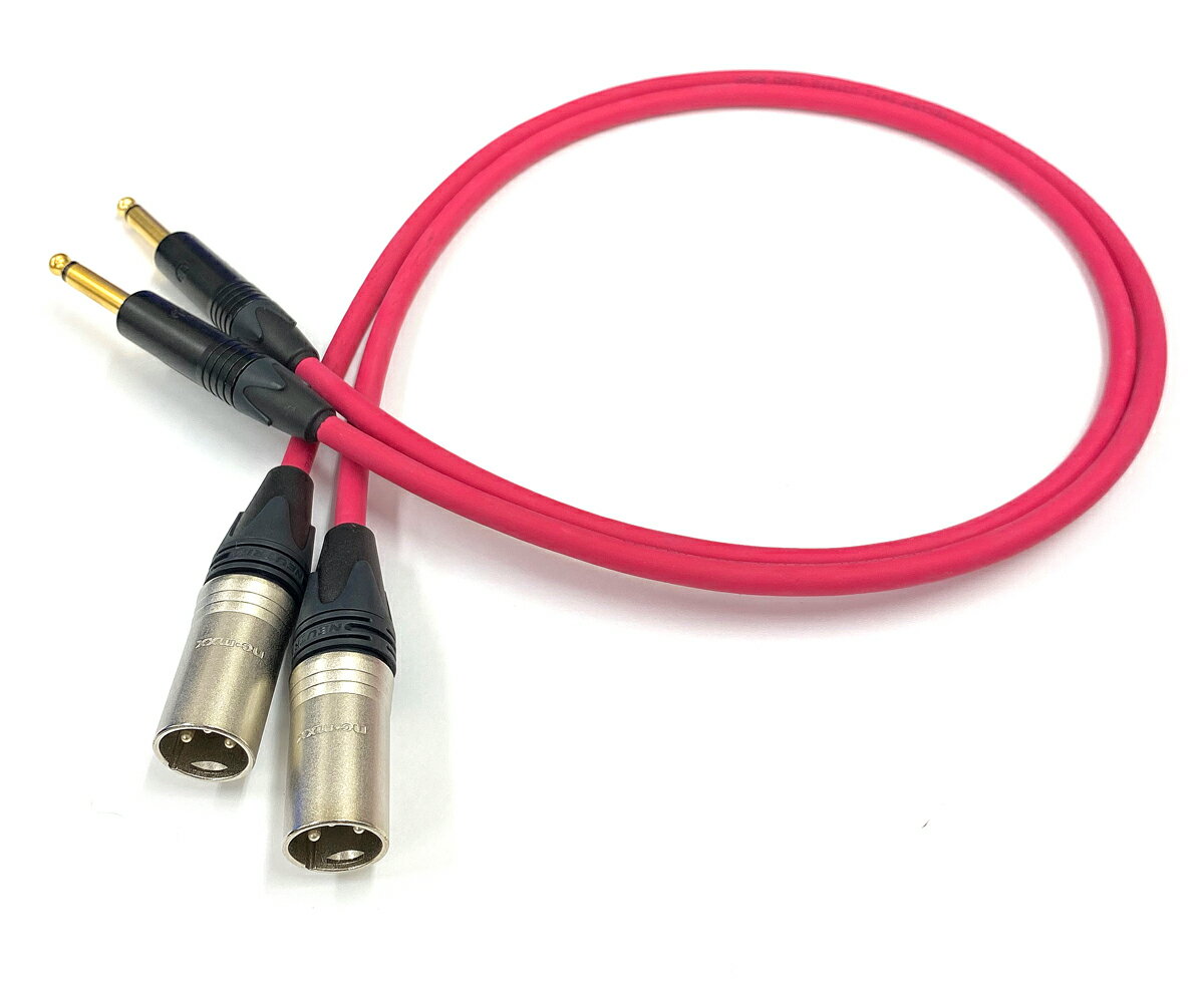 BELDEN �٥�ǥ� 8412 ��Ĺ����1.0m���ܿ���2�ܡ���¦�ץ饰��TS�ե����ڸ�¦�ץ饰��XLR������