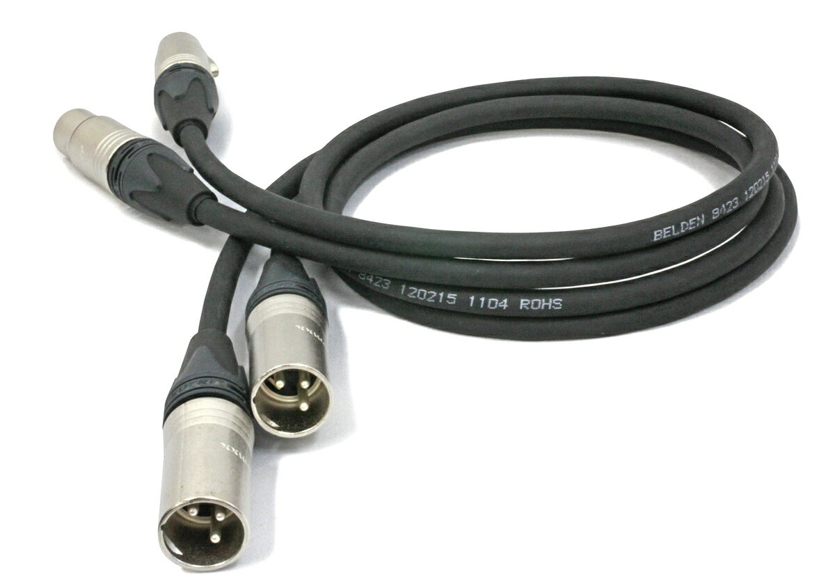 BELDEN ベルデン 8423 【長さ】10.0m【本数】2本【前側プラグ】XLRメス銀【後側プラグ】XLRオス銀