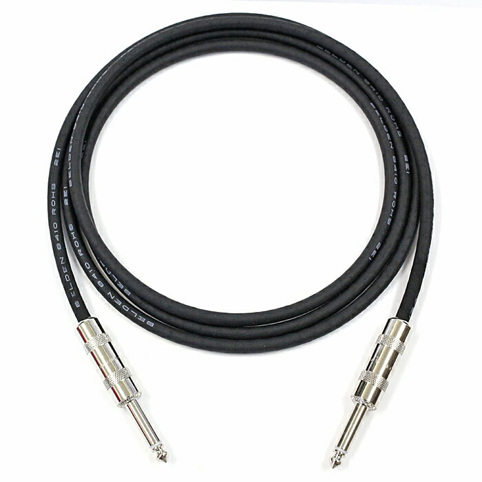 BELDEN ベルデン 8410 【長さ】10.0m【本数】1本 ギターケーブル（ギターシールド） 【前側プラグ】スイッチクラフトTSフォン銀【後側プラグ】スイッチクラフトTSフォン銀