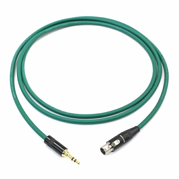 MOGAMI モガミ 2893 ヘッドフォン用ケーブル 【長さ】3.0m【本数】1本【前側プラグ】ミニステレオプラグ【後側プラグ】ミニXLRメス金