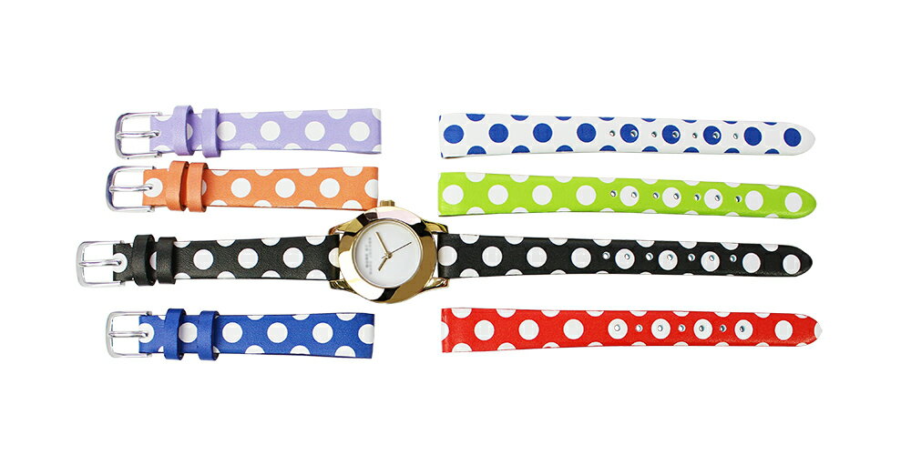 FIF ポルカドット　クリップ式時計ベルト