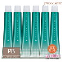 【6本セット】デミ アソート アリア S プラチナブラウン 8/7PB 1剤 80g×6本(4)