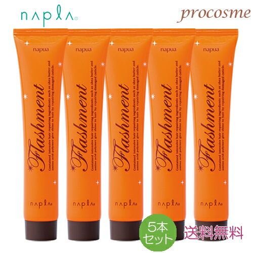 ナプラ ナピュア フラッシュメント モイスチャー ヘアパック 50g×5本