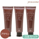 【3個セット】ケンラックス トリートメントカラー ゼロタイム ブラウン 160g×3