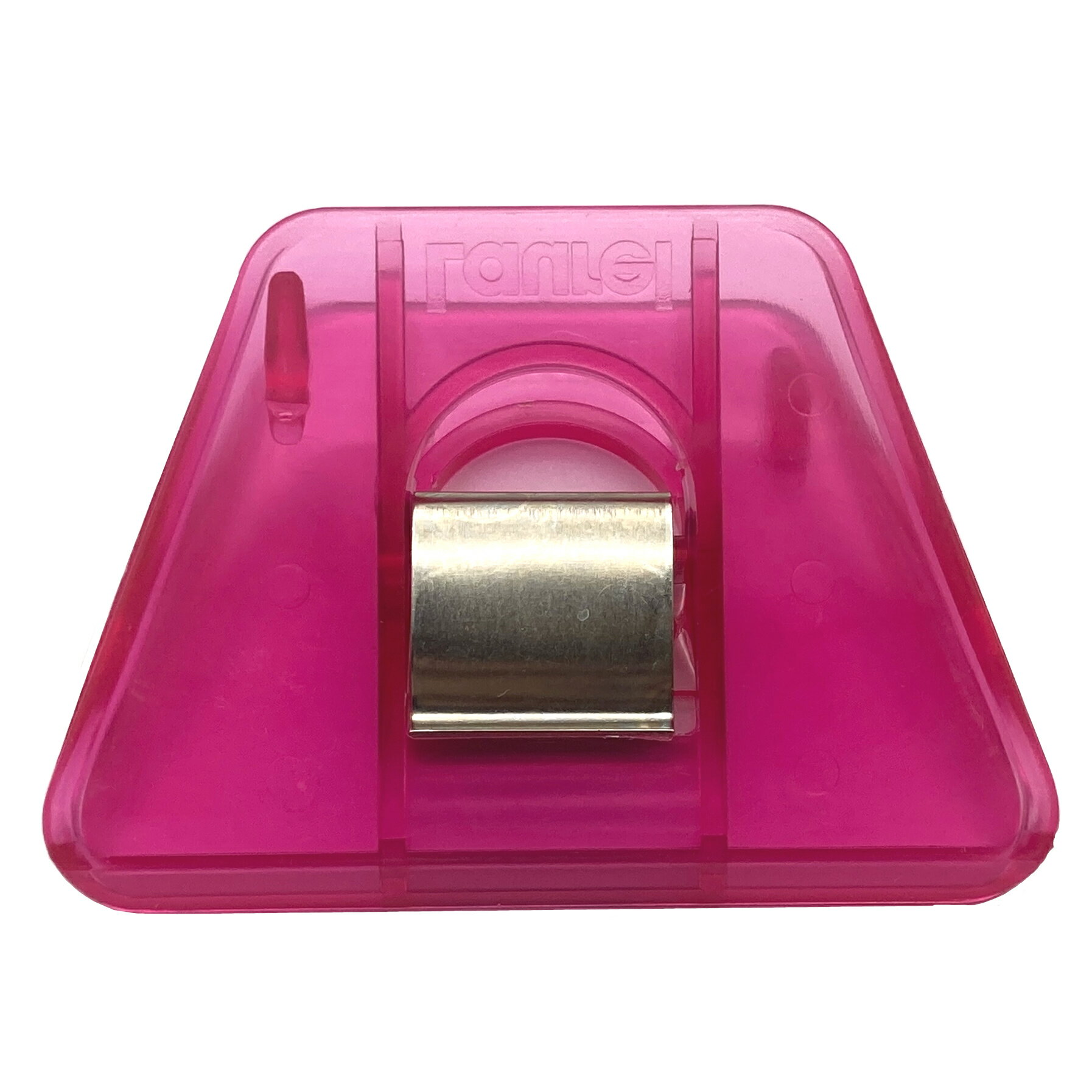 【在庫一掃セール】Laurel(ローレル) クリップ SIGNAL2 70×50mm(1個入り) 1126-04 kristallpink（クリスタルピンク）【書類整理 文房具 オフィス用品 ステーショナリー 文具 海外文具 おしゃれ かわいい デザイン 海外製 文具 スケルトンカラー 便利 文具 プチギフト】