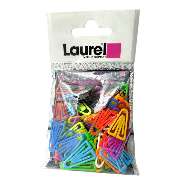 Laurel(ローレル) プラスチッククリップ ass 0112-98E 100個入り