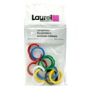 【在庫一掃セール/完売次第販売終了】Laurel(ローレル) キーリングファスナー23mm 0427-95 10個入り【20個まではメール便発送可能】【文房具 事務用品 オフィス用品 海外 輸入ステーショナリー 整理 カラフル ルーズリーフ クリップ リング 便利 文具 在庫限り】