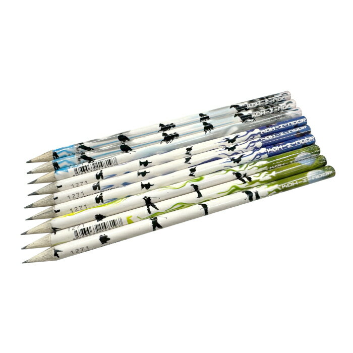 【KOH-I-NOOR(コヒノール)/完売次第販売終了】馬柄 スノーボード柄 ゴルフ柄躍動感 鉛筆【1本売り】【事務用品 オフィス 文房具 筆記具 輸入文具 海...