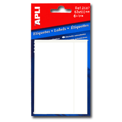 APLI アプリ 手書きmini丸ラベル 2片×6枚(計12片)（AP-02687）【文具 デザイン文房具 海外文房具 文房具かわいい おしゃれかわいい ラベルシール ステッカー インクジェット プリンタラベル 事務用品 デコレーション 雑貨】