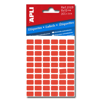APLI アプリ 手書き丸カラーラベル 60片×5枚(計300片入)(AP-02069)【文具 デザイン文房具 海外文房具 文房具かわいい おしゃれかわいい ラベルシール ステッカー インクジェット プリンタラベル 事務用品 デコレーション 雑貨 シール オフィス】