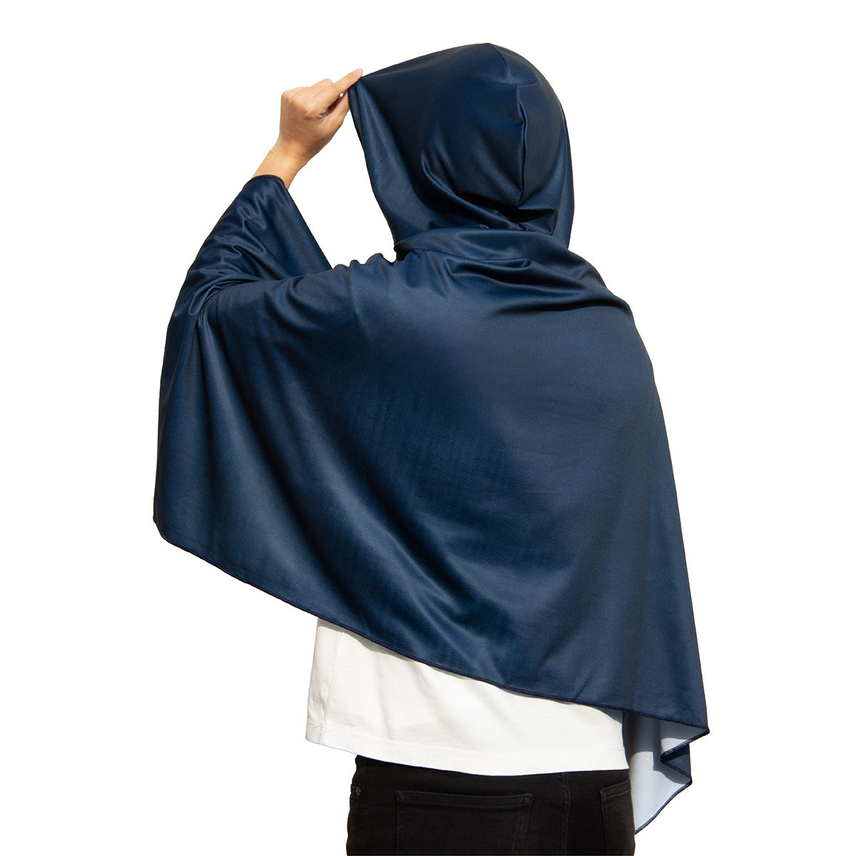 【メーカー直販品】CREW'S ( クルーズ ) 冷感ポンチョ CREW'S COOL ( クルーズクール ) CP-260 冷却ポンチョ 冷たい ひんやり 水で濡らす UVカット98% UPF50+ 洗濯可 ボタン付き 防災 備蓄 暑さ対策 熱中症対策 紫外線対策 日焼け対策 屋外作業 スポーツ観戦 フェス