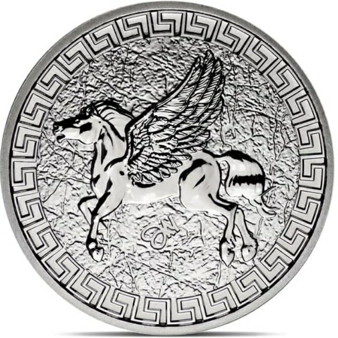  純銀コイン1オンス セントヘレナ 「 ペガサス 」 純銀 銀貨 1オンス 品位99.9％ 31.1g 2022年 銀 コイン シルバー コインカプセル入り 本物保証