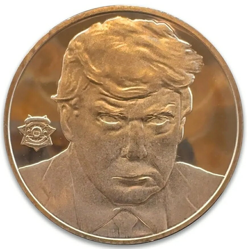 Rakuten - 純銅コイン 「トランプ マグショット」 1オンス 純銅 銅貨 トランプ大統領 銅 銅コイン 銅1オンス 品位99.9％ 28.35g 記念コイン トランプコイン コインカプセル入り 保証書付