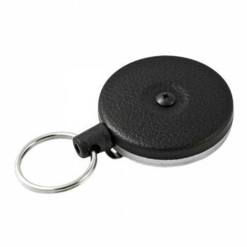 KEY-BAK キーリール 120cmケブラーコード ブラック 485B 引っ張り強度や耐熱・耐摩擦性に優れたケブラー繊維モデル!【送料無料】
